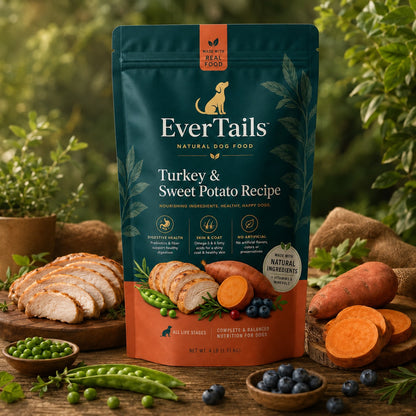 EverTails Turkey & Sweet Potato Natural Dog Food