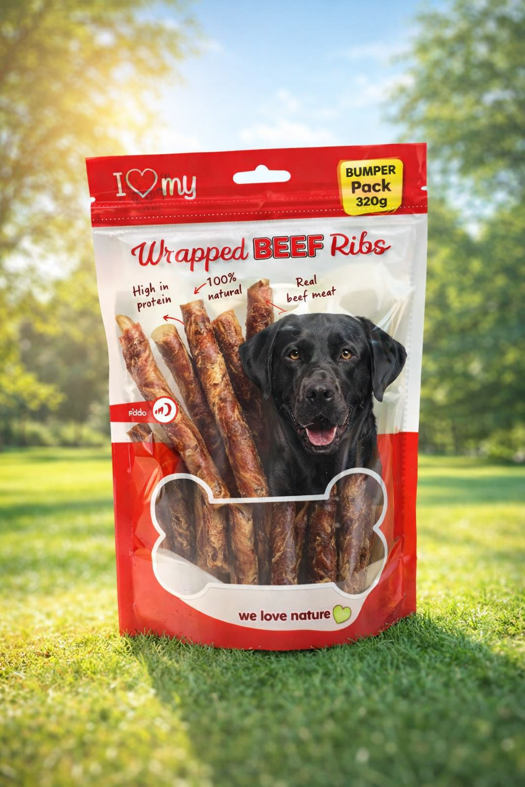 Wrapped Beef Ribs Dog Treats — hero