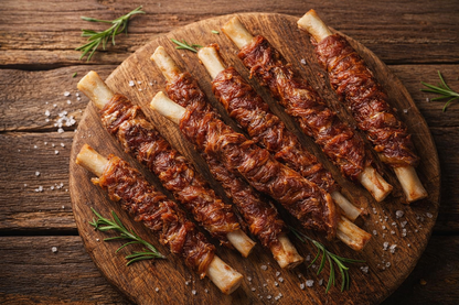 Wrapped Beef Ribs Dog Treats — detail